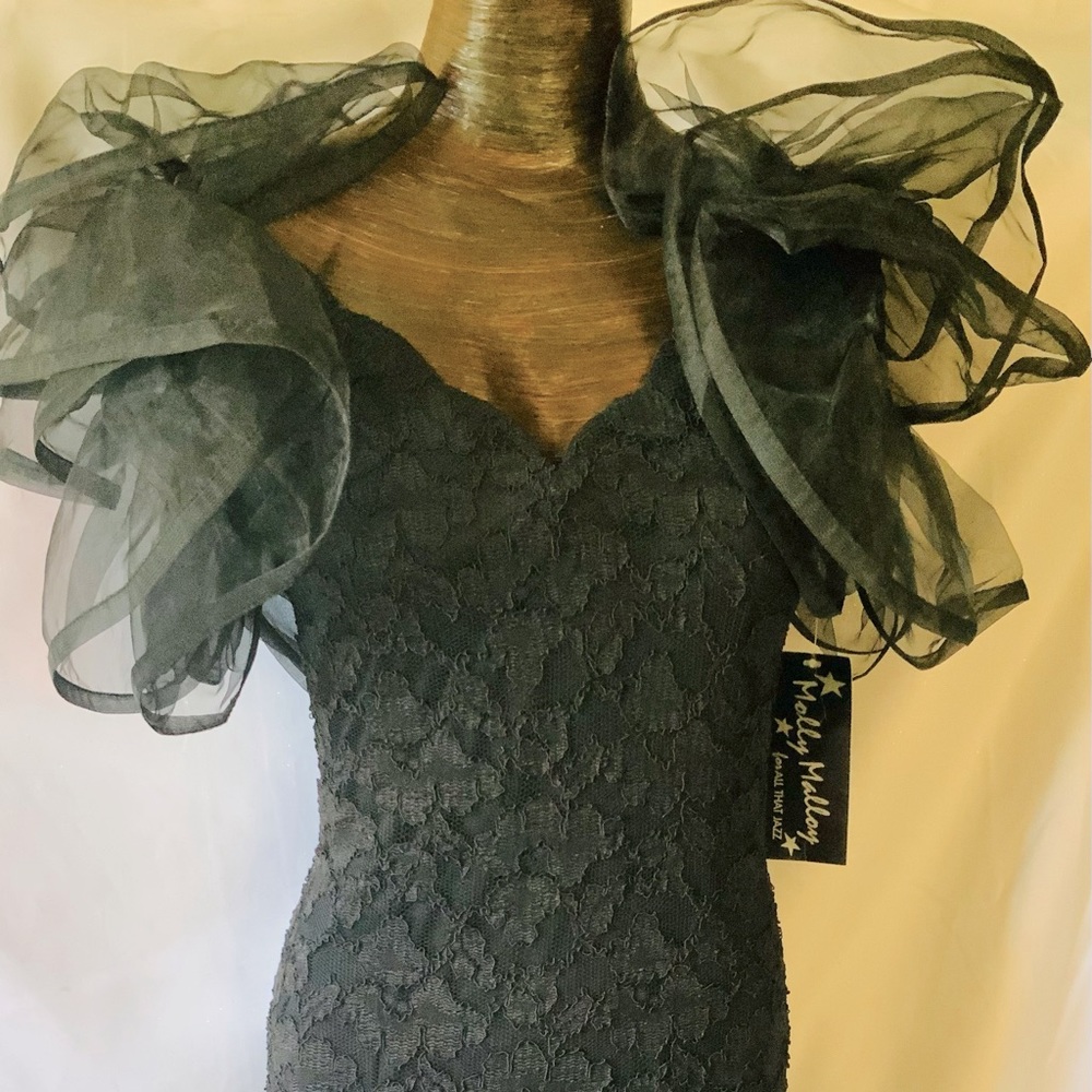 Vintage Women’s Molly Malloy For All That Jazz Black Lace Party Dress Size 6